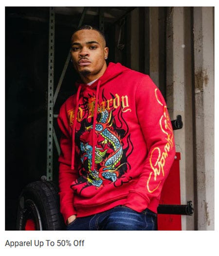 Apparel Up to 50% Off