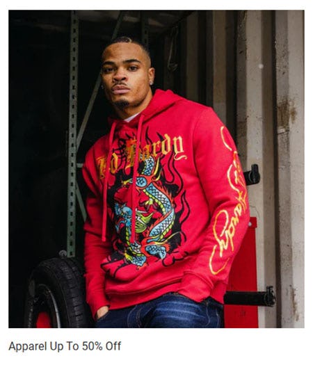 Apparel Up to 50% Off