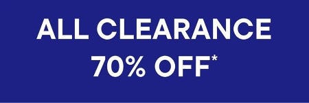 All Clearance 70% off