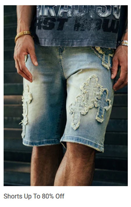 Shorts Up to 80% Off
