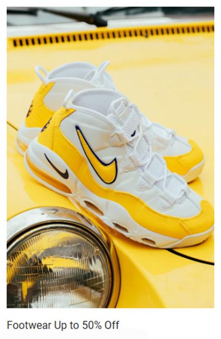 Footwear Up to 50% Off