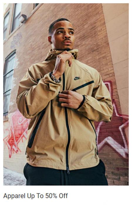 Apparel Up to 50% Off