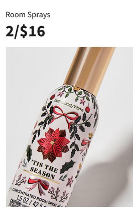 Room Sprays 2 for $16