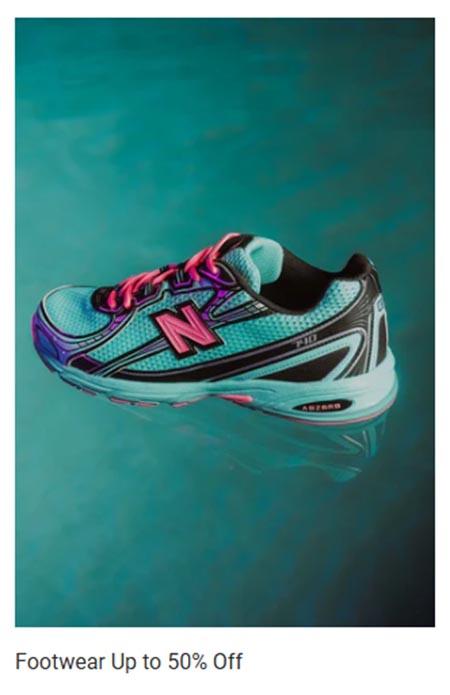 Footwear Up to 50% Off