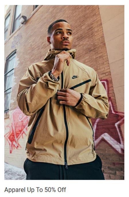 Apparel Up to 50% Off