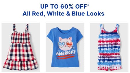 Up to 60% off All Red, White and Blue Looks