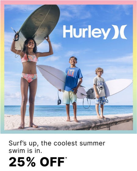 25% off Hurley Swim