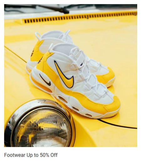 Footwear Up to 50% Off