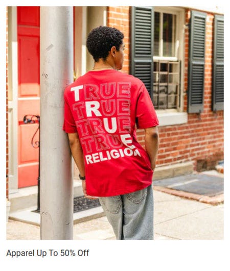 Apparel Up to 50% Off
