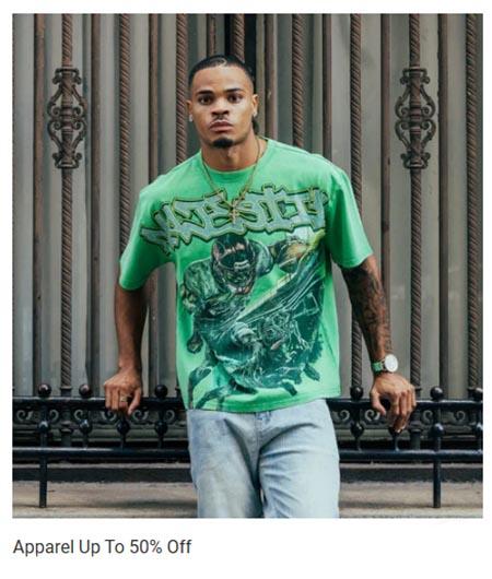 Apparel Up to 50% Off