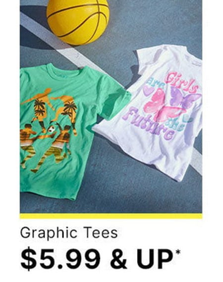 Graphic Tees $5.99 and Up