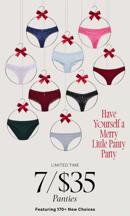 7 for $35 Panties