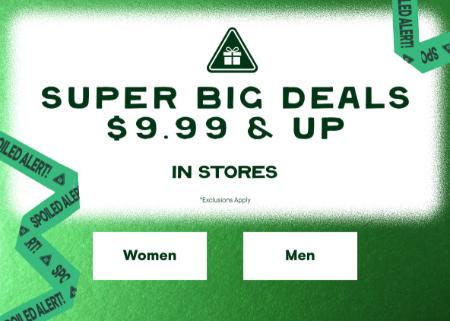 $9.99 & Up Super Big Deals