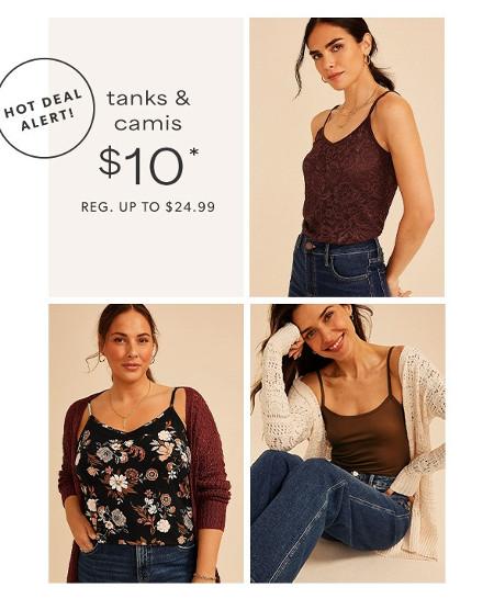 $10 Tanks and Camis