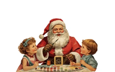 Paint & Sip with Santa -- Reservation Required thumbnail