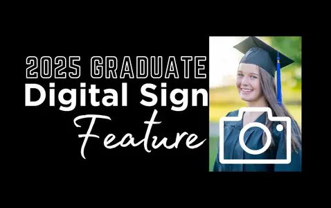 Feature your Graduate on East Hills Shopping Center's digital signs!