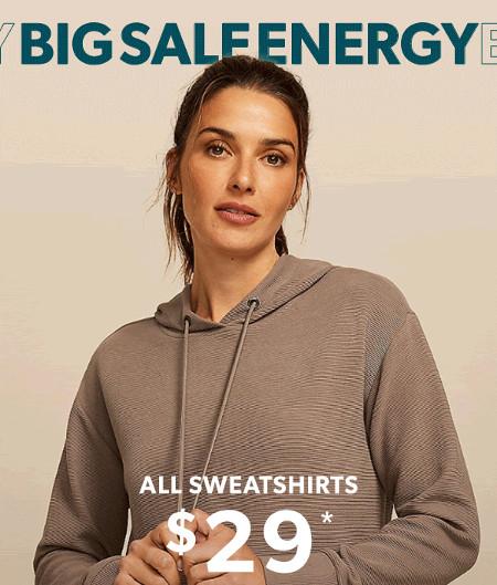 All Sweatshirts $29