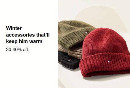 30-40% off Men's Accessories