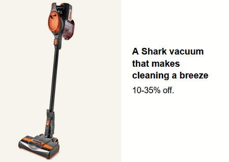 Vacuums 10-35% off