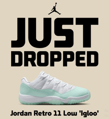 Just Dropped: Jordan Retro 11 'Igloo