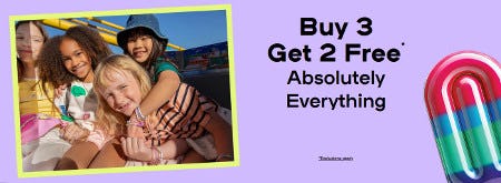 Buy 3, Get 2 Free Absolutely Everything