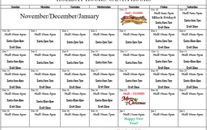 Holiday and Santa Hours