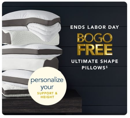 BOGO Free Ultimate Shape Pillows