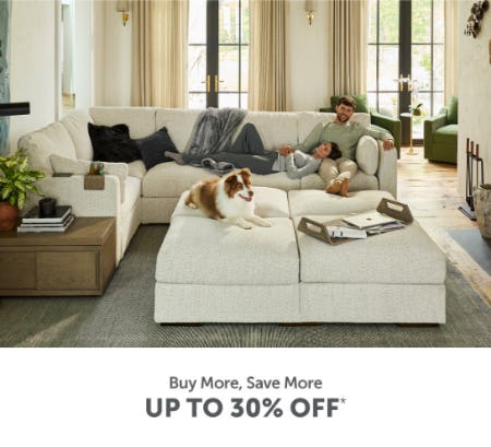 Buy More, Save More Up to 30% Off