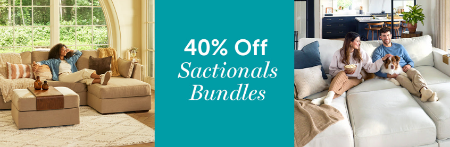 40% Off Sactionals Bundles