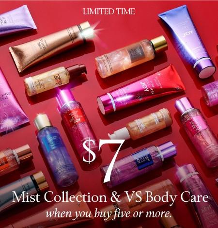 $7 Mist Collection and VS Body Care When You Buy Five or More