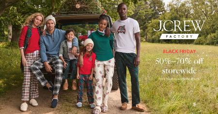 50-70% Off Storewide at J.Crew Factory!