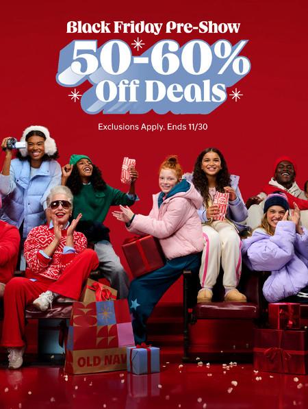 Black Friday: 50-60% off Deals