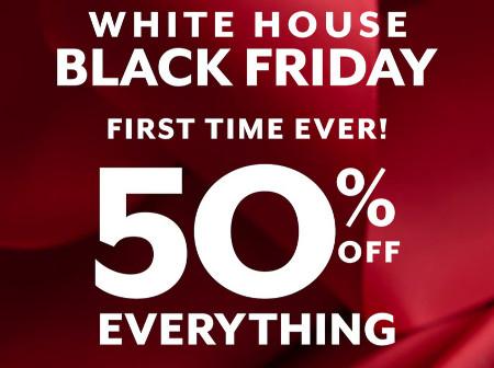 Black Friday: 50% off Everything