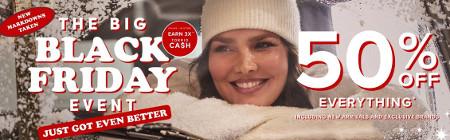 Black Friday: 50% off Everything