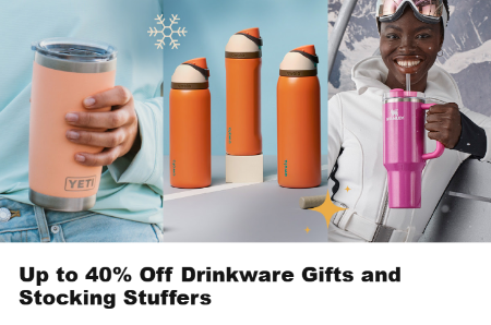 Up to 40% Off Drinkware Gifts and Stocking Stuffers