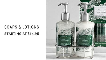 Soaps & Lotions Starting at $14.95