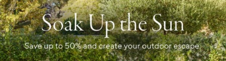 Soak Up the Sun: Save Up to 50%