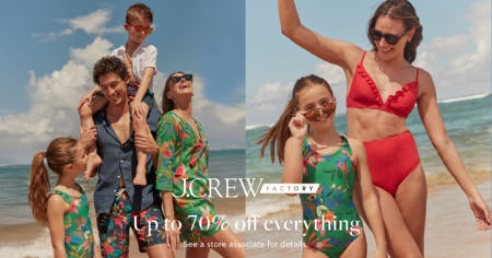 Up to 60% Off Storewide at J.Crew Factory!