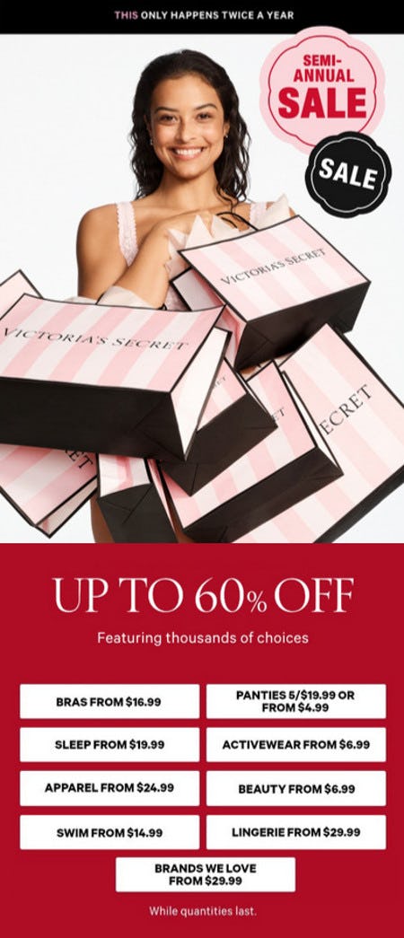 Semi-Annual Sale: Up to 60% off