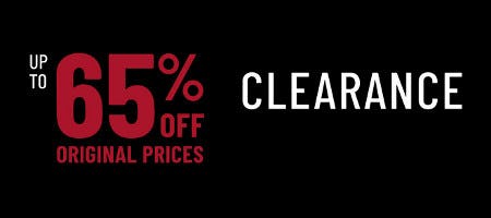 Clearance Up to 65% off Original Prices