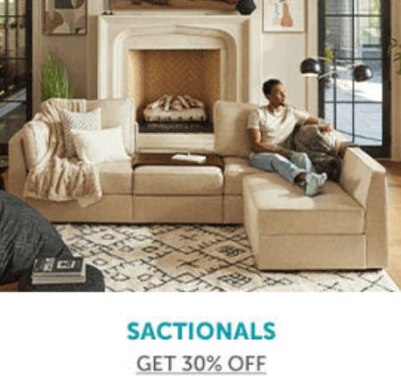 Get 30% Off Sactionals