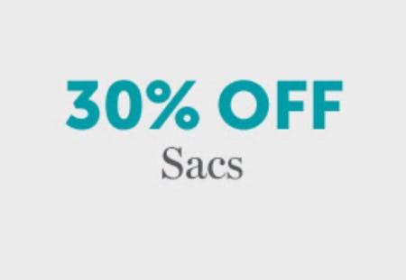 30% Off Sacs