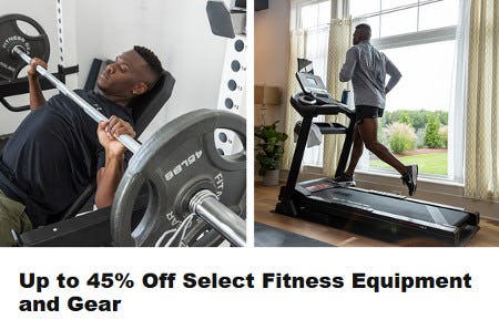 Up to 45% Off Select Fitness Equipment and Gear