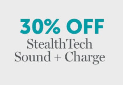 30% Off StealthTech Sound + Charge