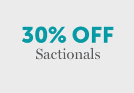 30% Off Sactionals
