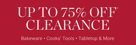 Up to 75% Off Clearance
