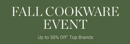 Fall Cookware Event