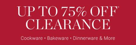 Up to 75% Off Clearance