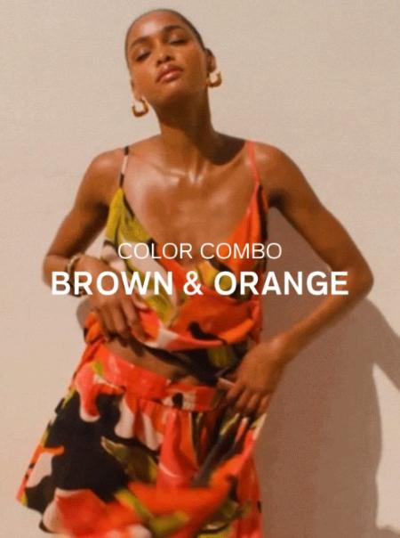Color Combo: Brown & Orange