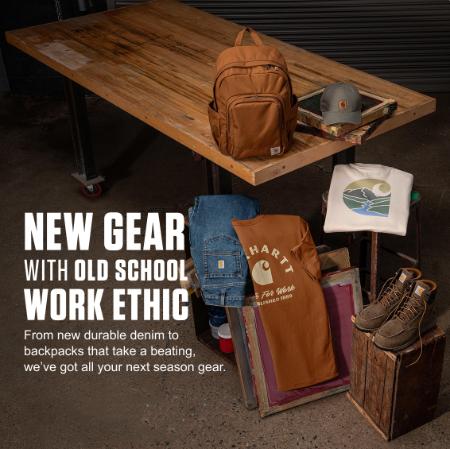 Men’s Gear in New Styles and Colors